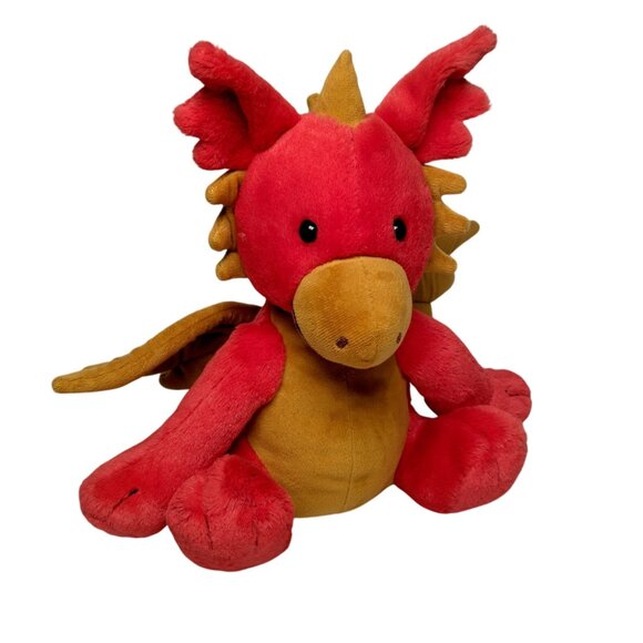 Jellycat Other - Jellycat London Darvin Dragon Orange Winged Wings Horn Stuffed Plush 11"